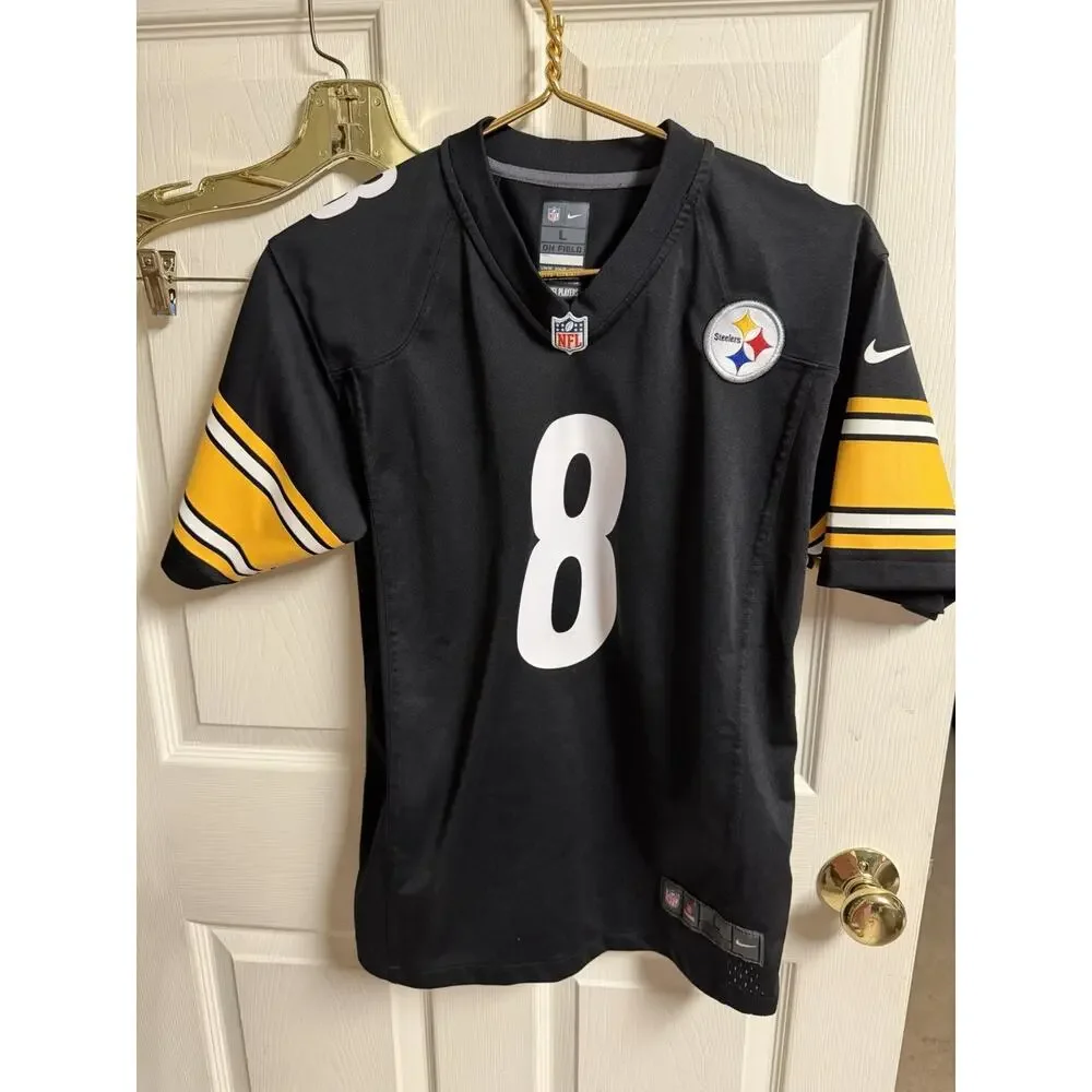 2 NFL Ward Pickett Pittsburgh Steelers On Field Jersey Youth Large 14-16 Nike